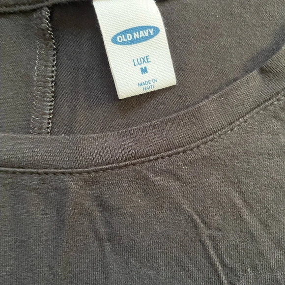 Old Navy Luxe Womens Black Basic Tank Top Full Length Medium - Picture 3 of 5